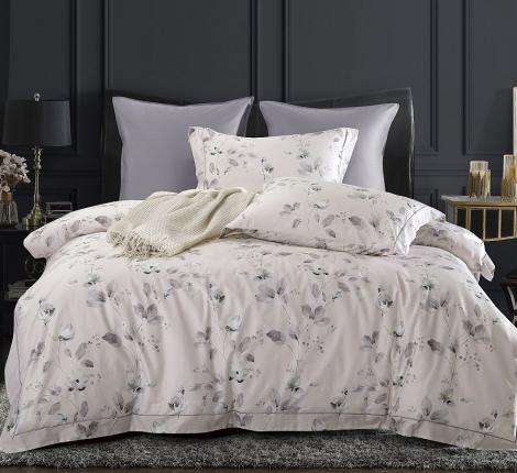 Постельное белье "Asabella" 2315-6 Мако-Сатин, Евро