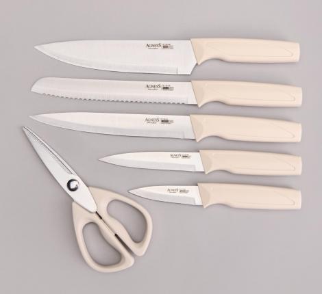 Набор ножей "AGNESS" 911-782, 7 предметов