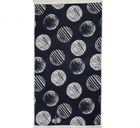 Коврик детский Bubble (черный), 80х150