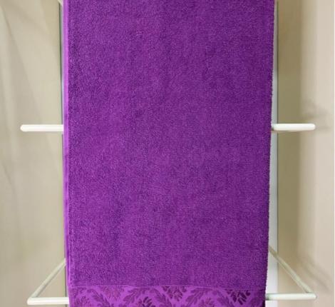 Полотенце махровое 70х130 AMBIELLA &quot;HELENA&quot;, фиолетовый