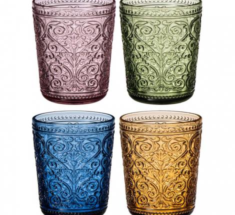Набор стаканов 4 штуки "VINTAGE" COLORS, 320 мл