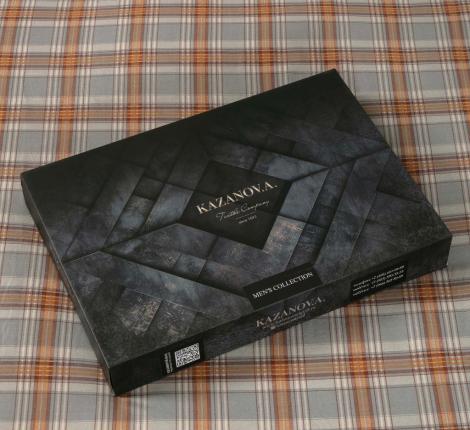 Постельное бельё "Kazanov.A." Арни (брауни трюфель) Сатин, Евро