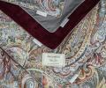 Постельное белье с одеялом "Kazanov.A." Агра (бургунд платина) Велюр/Egypt Cotton,  Евро