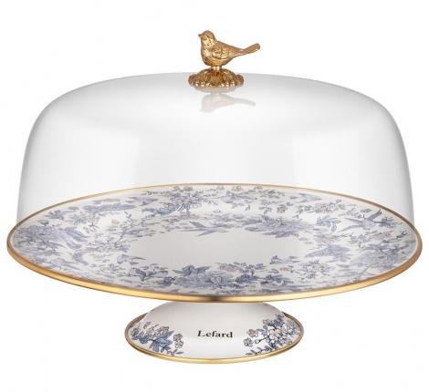 Тортовница с крышкой "ROYAL GARDEN" 950-680, диаметр 30 см