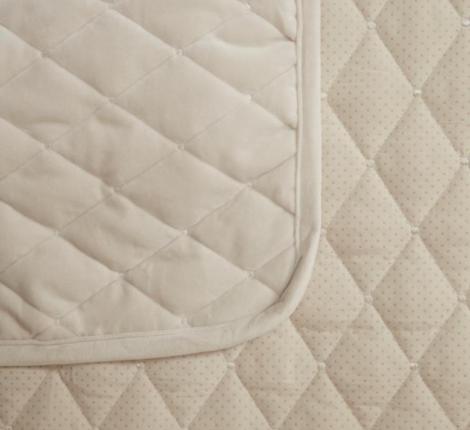 Комплект накидок  "Karteks" на диван 90х210 и два кресла 90х160 Ромбы, серо-бежевый