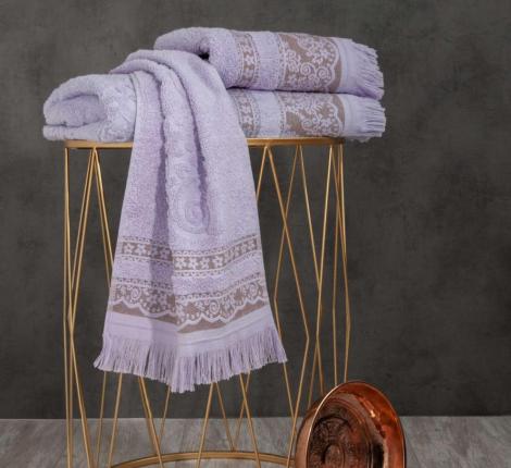 Полотенце махровое AMBIELLA "BIATRIS" 70х140, лиловый