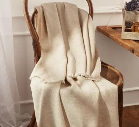 Плед INCALPACA (100% шерсть альпака) PBA-10, 124х140