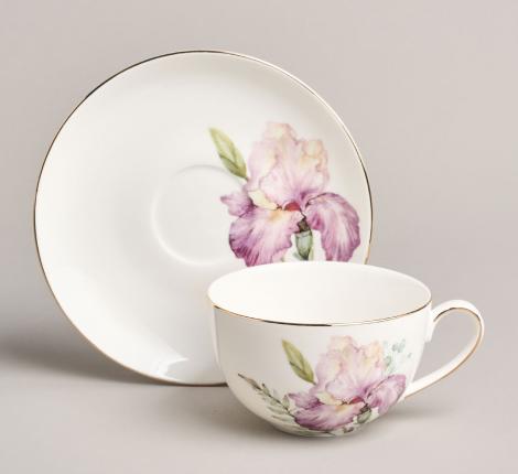 Чайный сервиз "IRISES" на 6 персон, 14 предметов