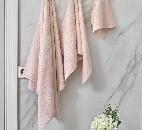 Полотенце микрокоттон Luxberry "TEDDY" 70x140, пудровый