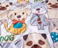 Постельное белье с одеялом детское "Sofi de Marko" Собачки Сатин, 1,5 спальный
