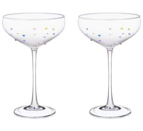 Набор креманок 2 штуки "SWEETY COLORS", 270 мл