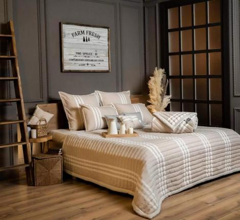 Одеяло-покрывало "OXYGEN" всесезонное, 200х220 (бежевый)