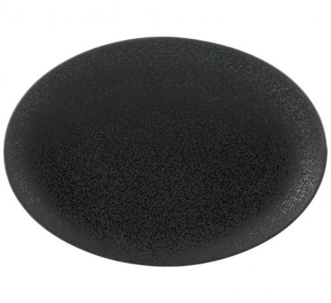 Тарелка овальная BRONCO "MIDNIGHT" 62-120, 30,5*22 см