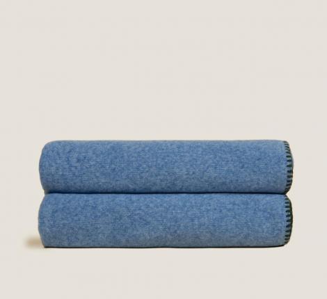 Плед Frati "SOFT BAMBOO" DENIM Punto (синий), 160х200