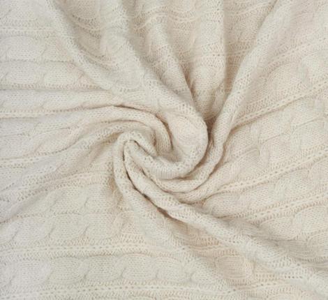 Плед вязаный "Sofi de Marko" Джовани (бежевый),160х220