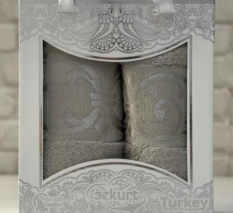 Набор бамбуковых полотенец EFOR BAMBOO "TAC" (50*90,70*140), фисташковый