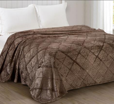 Плед Велсофт Какао, 150x200