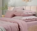 Постельное бельё Sharmes "Rustic melange" Евро, розовый