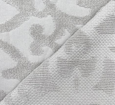 Покрывало махровое PUPILLA "BERNINI" (ПВХ) 180х240, светло-серый