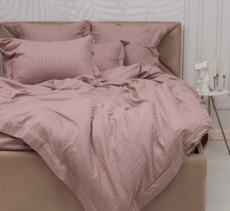 Постельное белье "Sofi de Marko" Моне (чайная роза) Страйп Сатин, 1,5 спальный