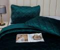 Покрывало велюровое "Kazanov.A." Dori (изумруд), 240х260