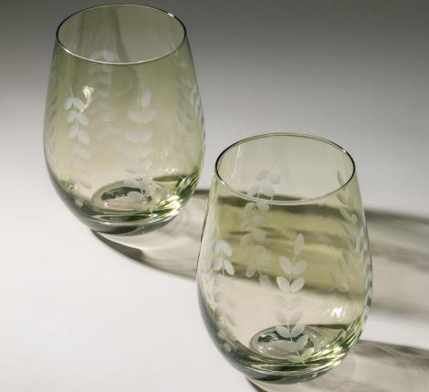 Набор стаканов 2 штуки "FLORA", 520 мл