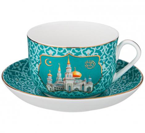 Чайная пара "МЕЧЕТЬ" 85-1988, 280 мл