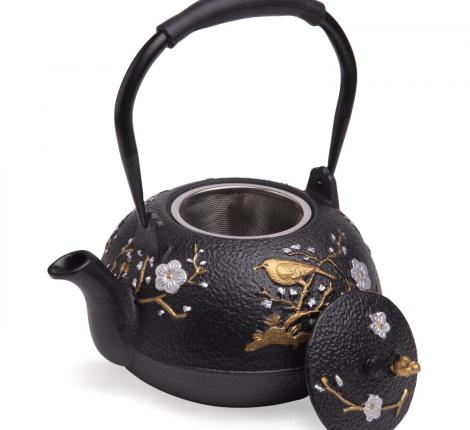 Заварочный чайник чугунный "Lefard" 734-1008 с эмалированным покрытием внутри, 1200 мл