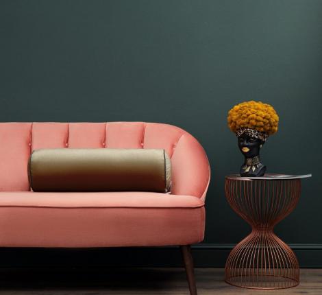 Подушка-валик "Sofi de Marko" Блейк (беж) Велюр, 60х20х20