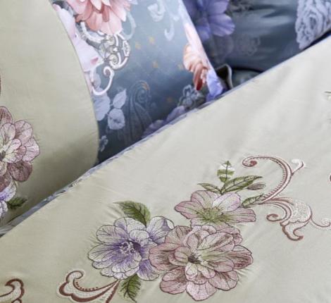 Постельное белье "Sailid" D-221-3 Сатин, Евро