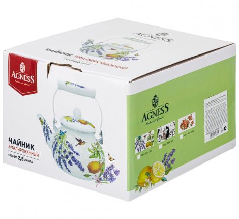 Чайник эмалированный "ПРОВАНС ЛИМОНЫ", 2,5 л