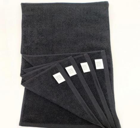 Набор махровых салфеток "Sofi de Marko" Дэйзи 30х50-5шт., черный