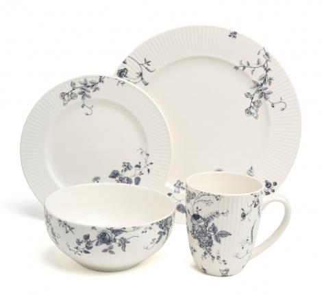 Столовый набор "BLUE GARDEN" на 4 персоны, 16 предметов