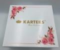 Плед вязаный в коробке "KARTEKS" MARLEN-012, 220х240 (синий)