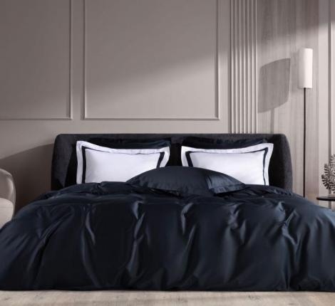 Наволочка с широкой отделкой "ALPINE DARK ONYX ALLURE GRASS" Мако-Сатин, 50х70 (2шт)