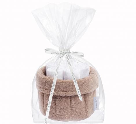 Набор махровых полотенец "Sofi de Marko" Donna (бежевый), 30х30-6шт.