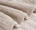 Плед "Sofi De Marko" Вязка (бежевый), 220х240