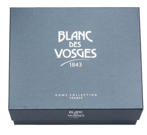 Постельное бельё &quot;Blanc des Vosges&quot; FELINE ALBATRE сатин-жаккард, Евро