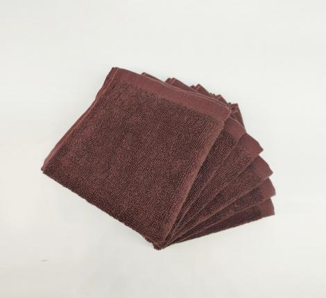 Набор махровых салфеток "Sofi de Marko" Бруна 30х30(6шт), шоколадный