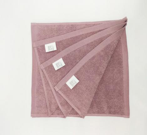 Набор махровых салфеток "Sofi de Marko" Джоди 30х30(4шт), пепел роза