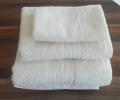Shalla полотенца Ecru (молочный) набор 3шт, 40x70+50x90+70x140