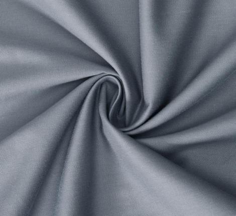 Постельное бельё "KARTEKS" сатин однотонный с кантом HK-04 (серый), Евро