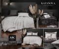 Постельное бельё с одеялом "Kazanov.A." Дотти (трюфель графит) Велюр/Egypt Cotton, Евро