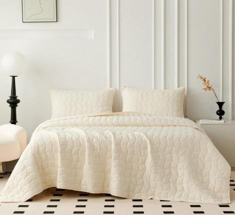 Покрывало "Sofi de Marko" Минелла (молоко) Жатый сатин, 230х250