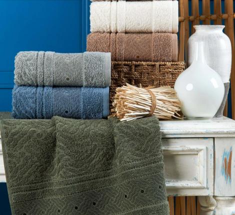 Набор махровых полотенец "PHILIPPUS" 50*90 (1/6 ) SUPER COTTON (A401) ASEL