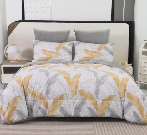 Постельное белье с одеялом "Sofi de Marko" Роберто №1 Велюр/Сатин, Евро