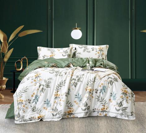 Постельное бельё с одеялом Madame Plumes "ENCANTED GARDEN" CT-16, Евро