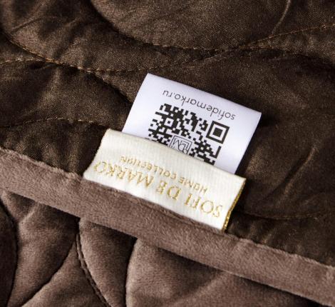 Покрывало "Sofi de Marko" Нобилис (шоколад) Велюр, 240х280