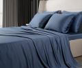 Постельное бельё Sharmes "Bamboo" 2 спальный, темно-синий