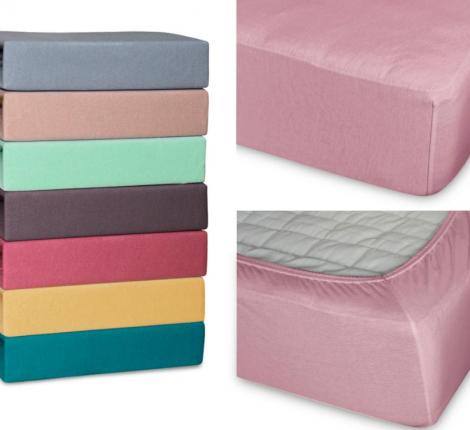 Простыня трикотажная на резинке "Cleo" 14/003-TP, 140х200х25